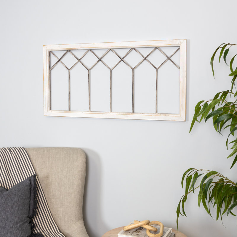 One Allium Way® Distressed Window Panel Wall Decor & Reviews Wayfair